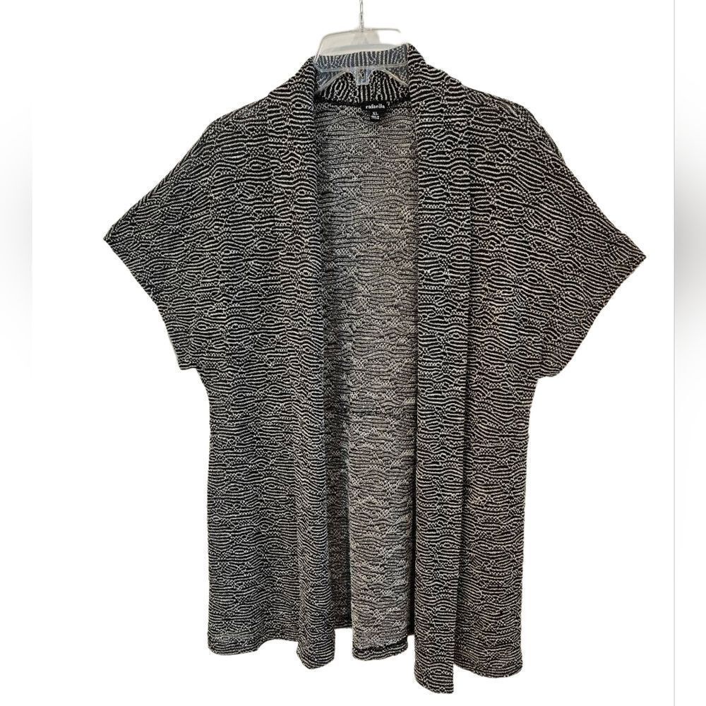 Rafaella Shawl Open Front Cardigan sz XL